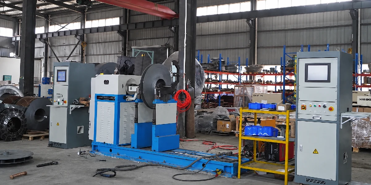Fan impeller dynamic balancing equipment at BEST