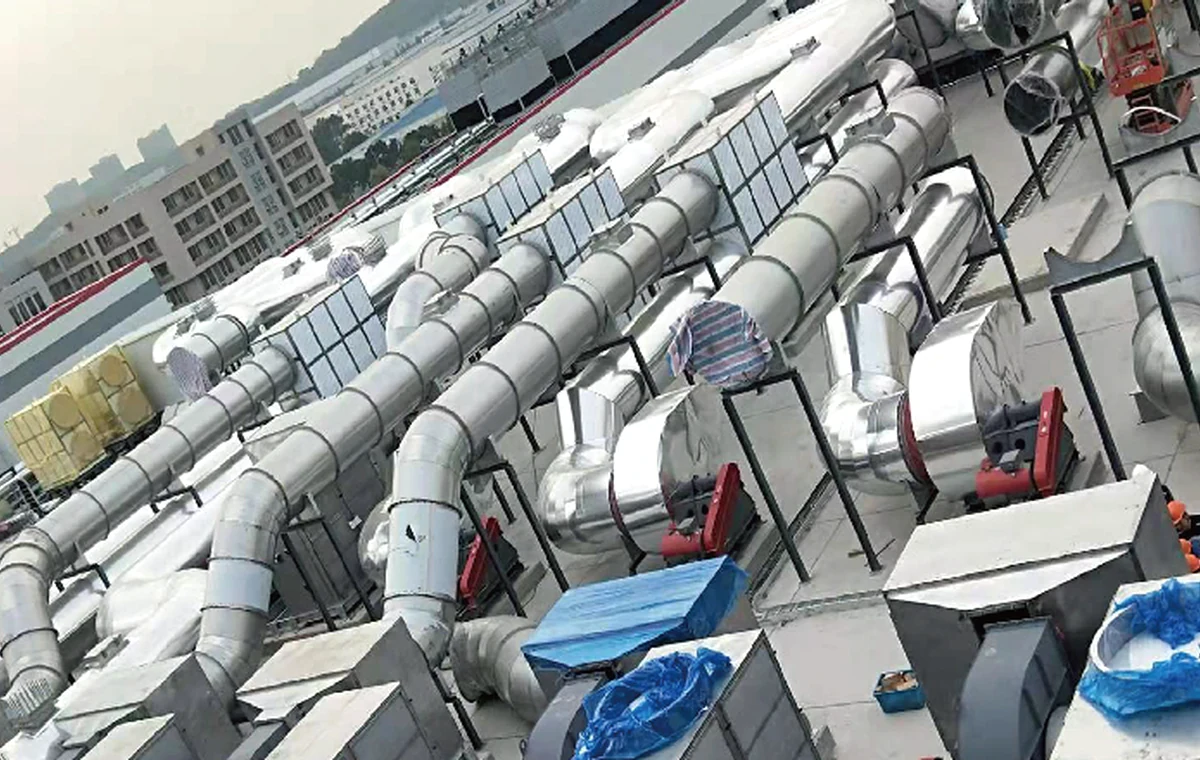 Air-purification equipment installed for LG Chem Nanjing