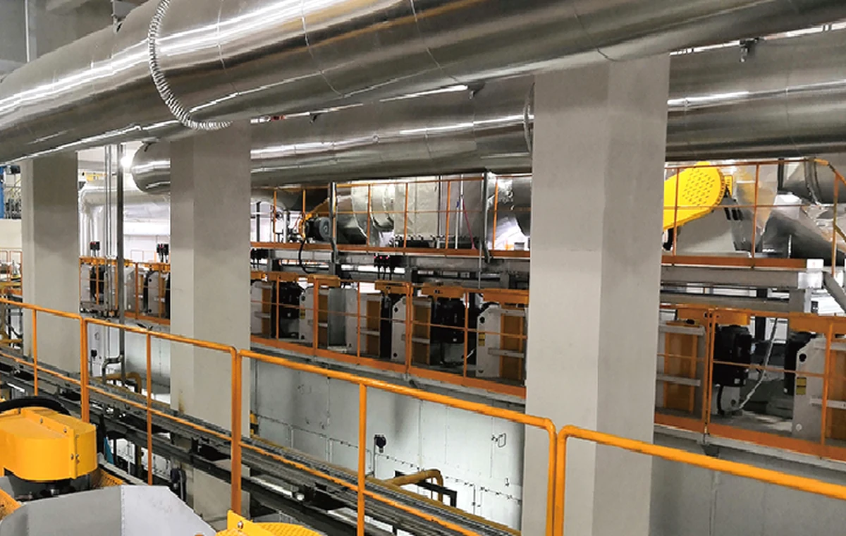 Continuous-furnace material drying project for Satellite Chemical