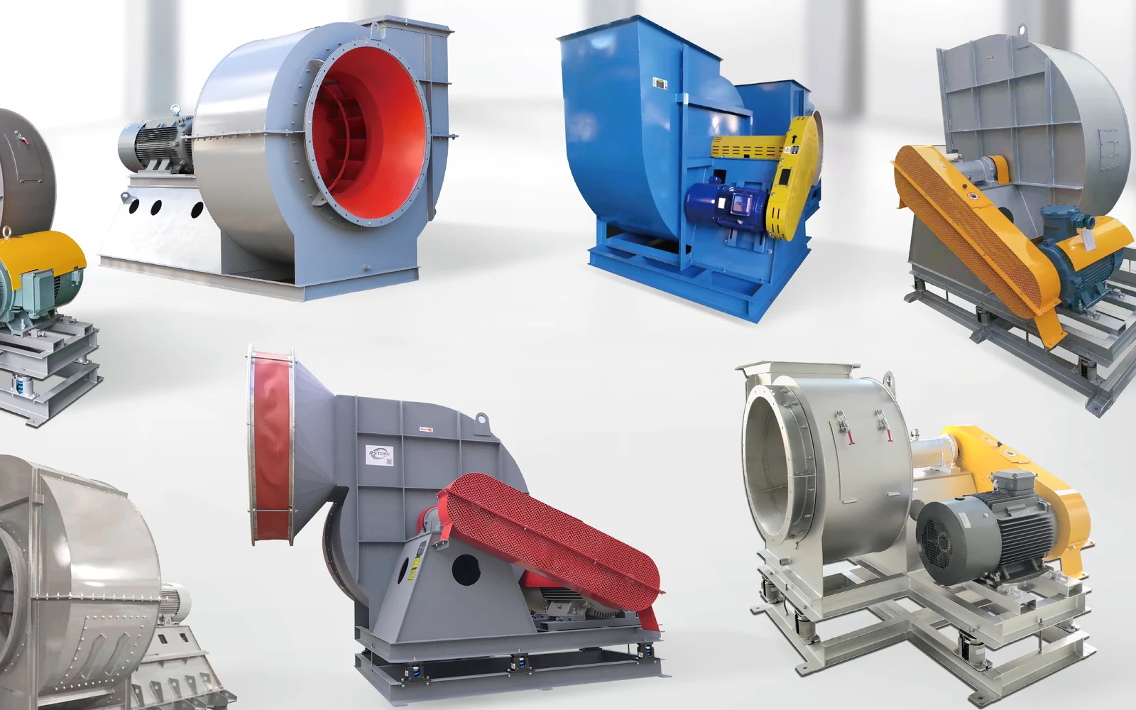 BEST large industrial centrifugal fans during workshop inspection